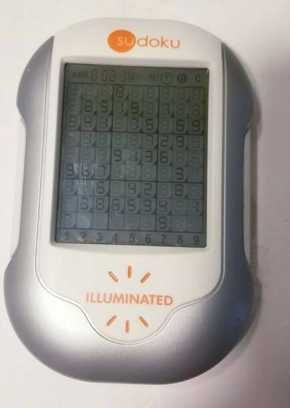 Sudoku Illuminated Mega Screen Lighted Handheld Electronic Game With 1 Stylus - Picture 5 of 8